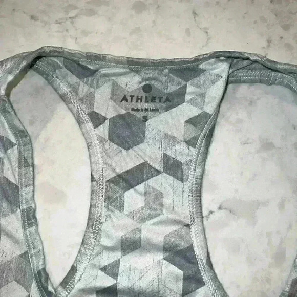 Athleta Size S Small Geometric Print Top - Picture 2 of 7